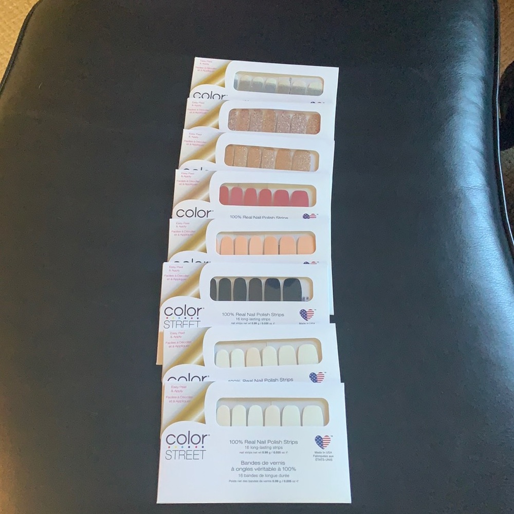 8 Color Street Packs.
